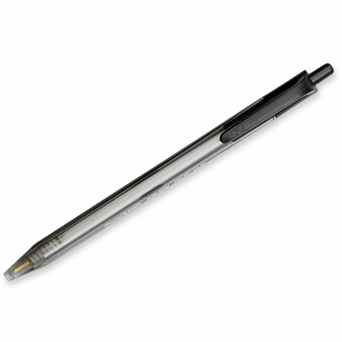 Stift Paper Mate Inkjoy 100 Einziehbar Schwarz 100 Stück