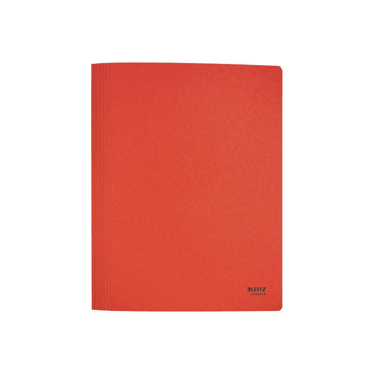 LEITZ Schnellhefter Recycle Karton rot DIN A4