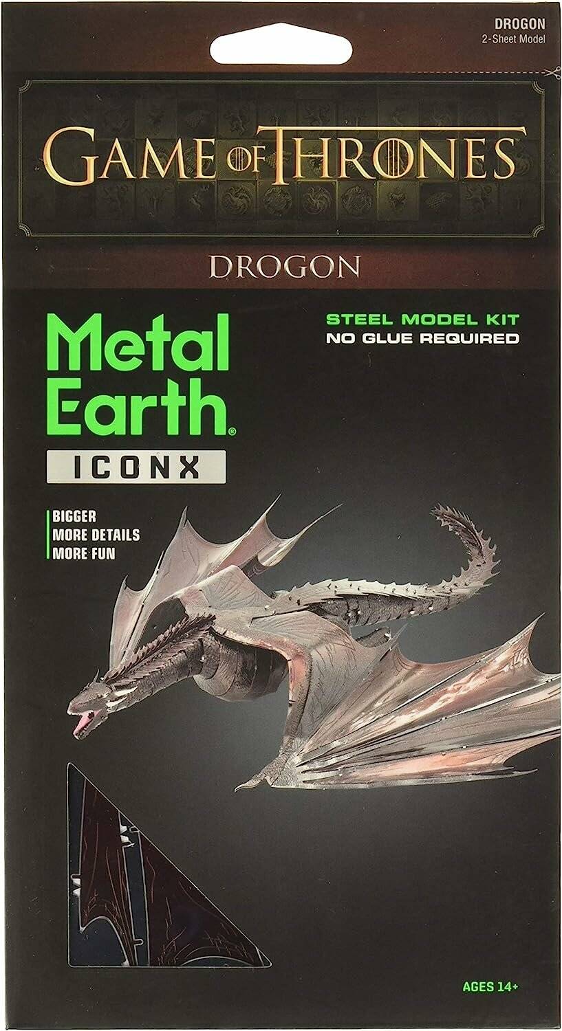 METAL EARTH 3D-Puzzle Game of Thrones: Drogon (ICONX)