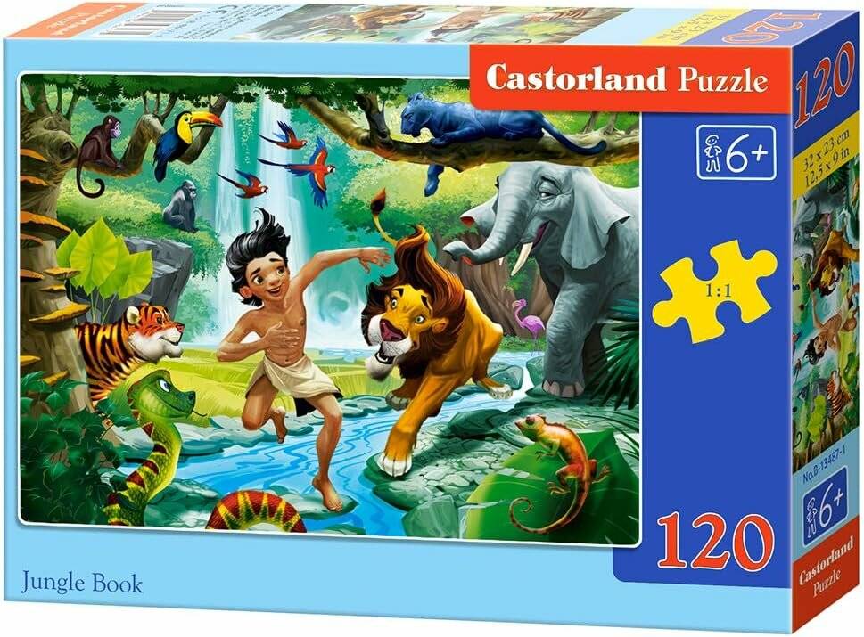 CASTORLAND Dschungelbuch Puzzle 120 Teile