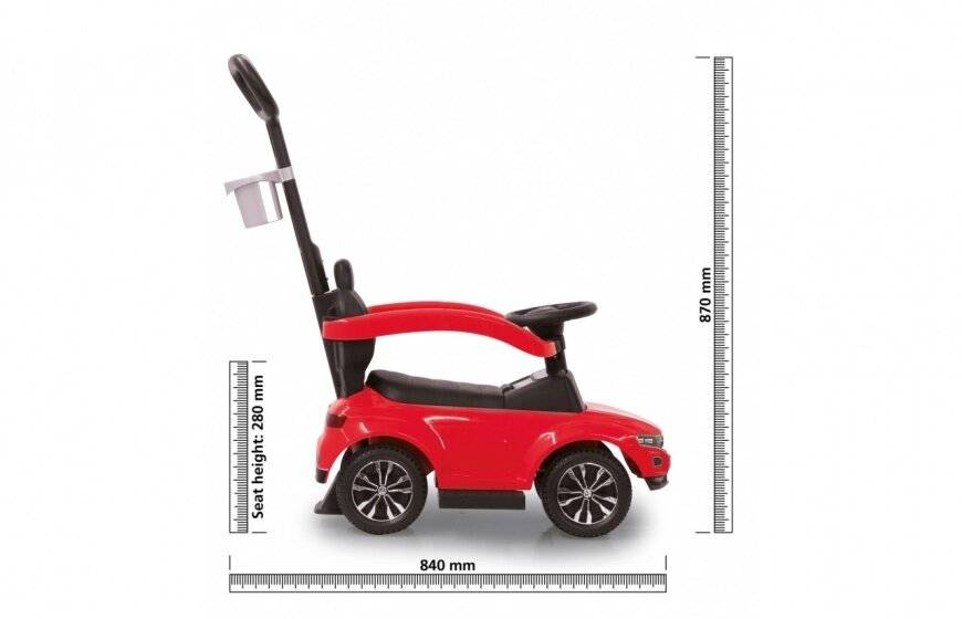 Rutscher VW T-Roc 3 in 1 (rot/schwarz)