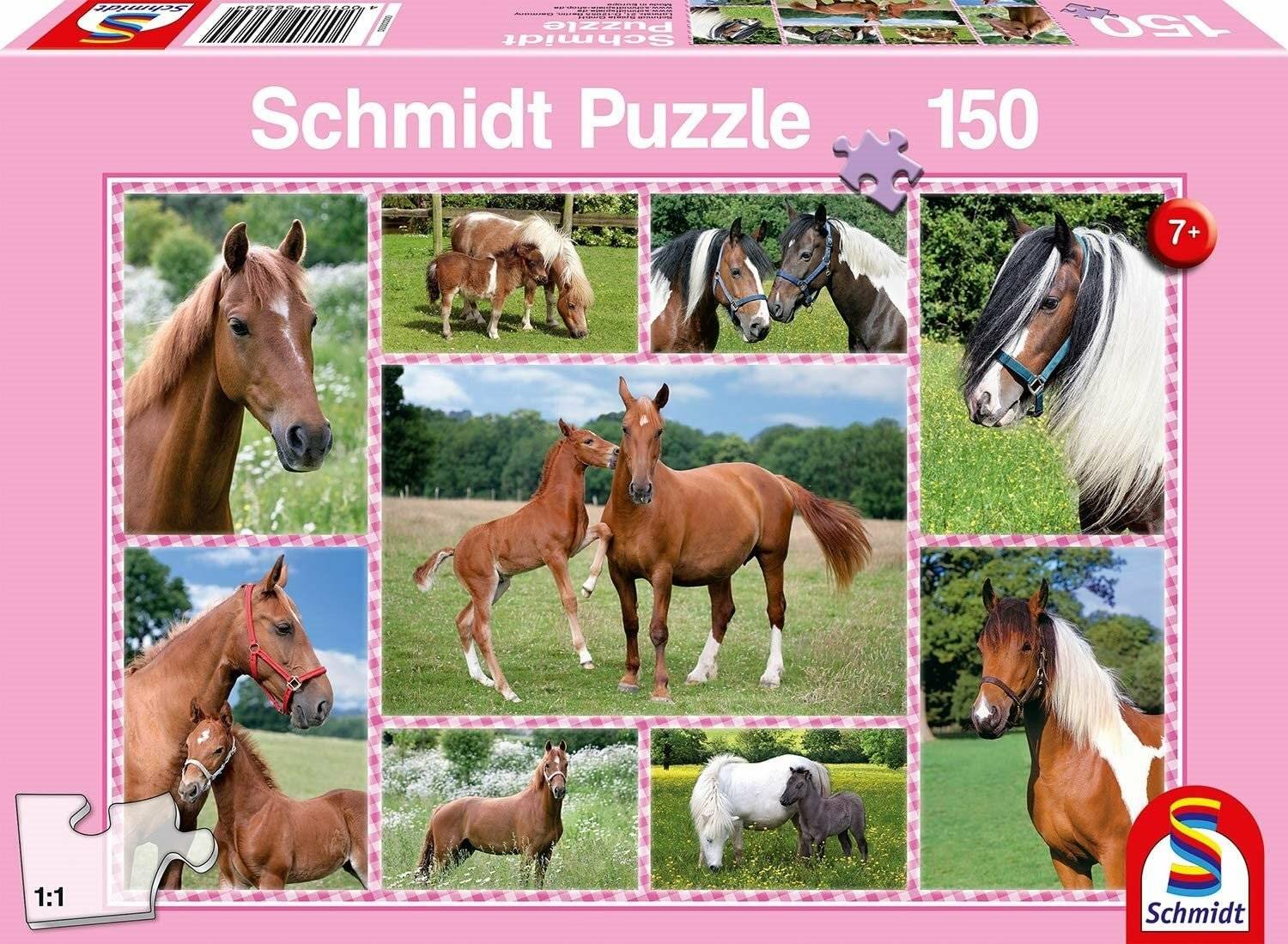 Schmidt Spiele Schmidt Spiele Puzzle Pferdeträ ume, 150 Teile