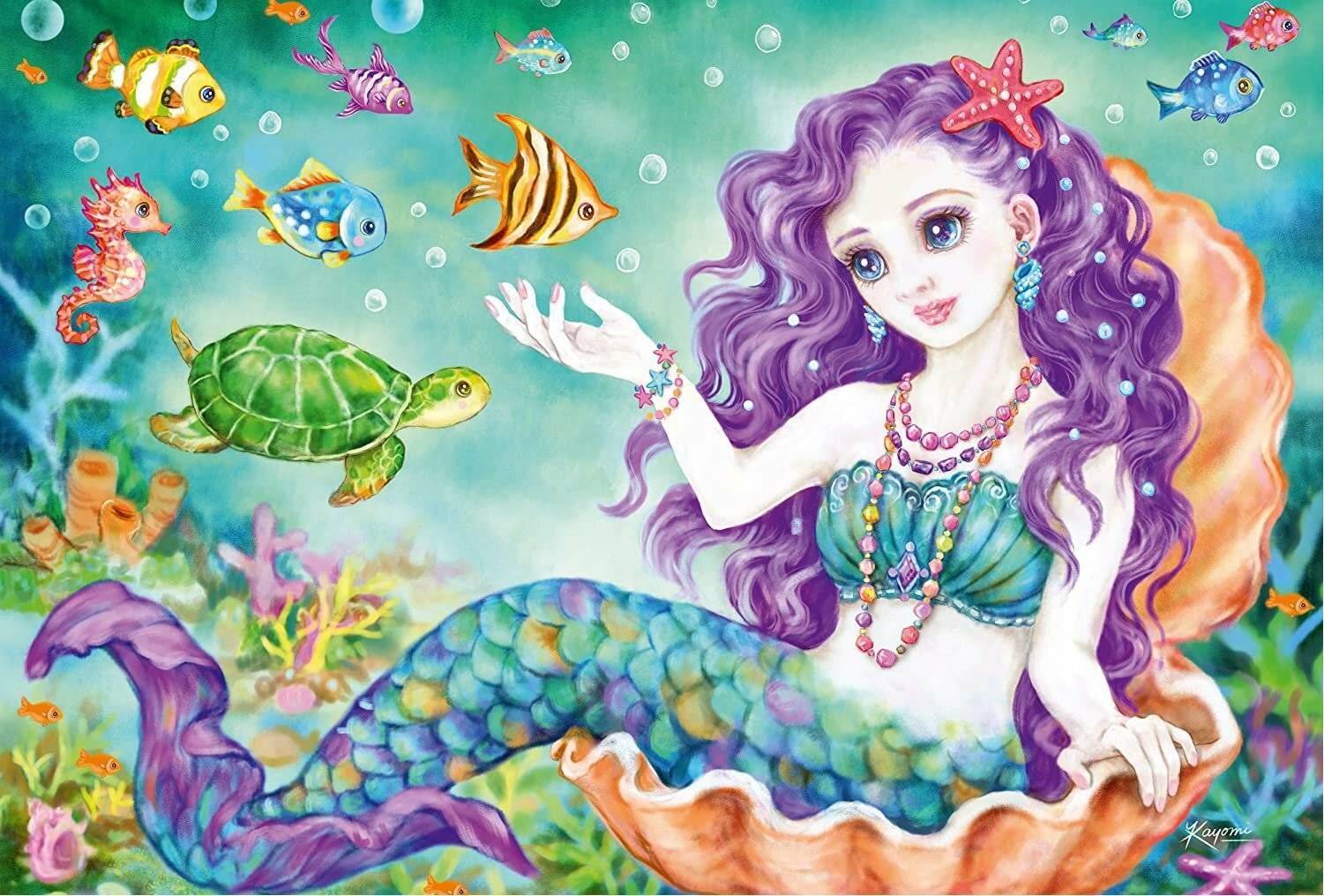 SCHMIDT Puzzle Prinzessin, Fee und Meerjungfrau 3x48 Teile
