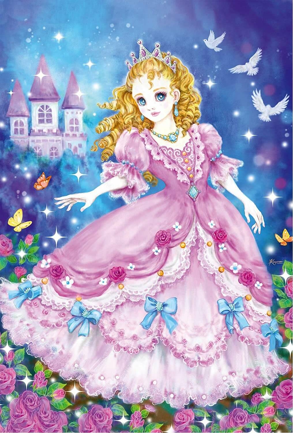SCHMIDT Puzzle Prinzessin, Fee und Meerjungfrau 3x48 Teile