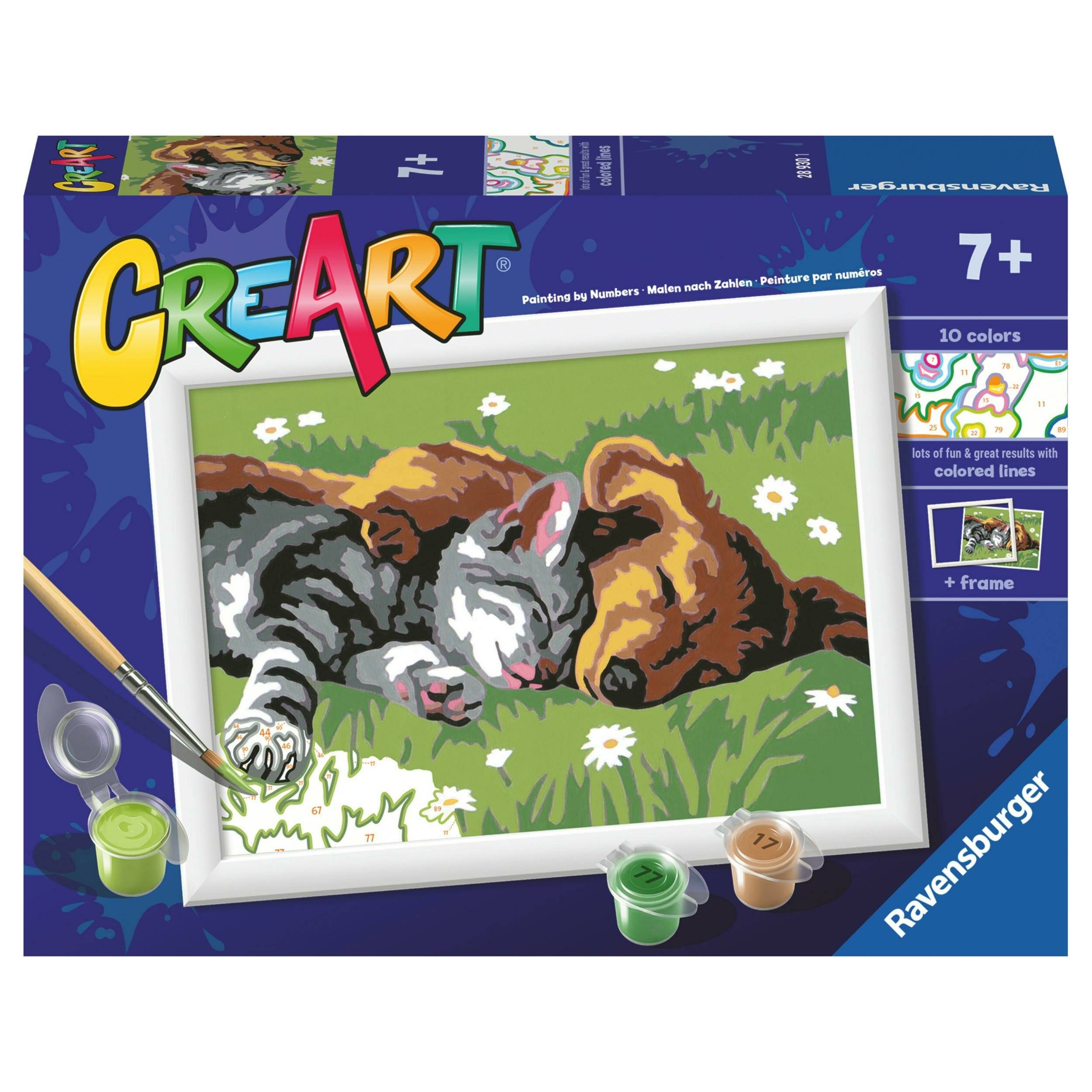CreArt - Serie E: Hund und Katze schlafen süß