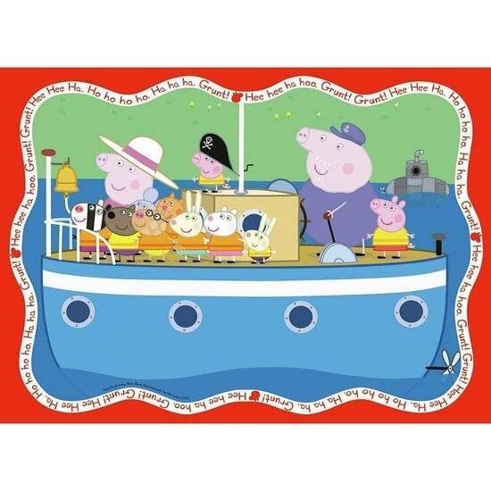 4 Puzzle 42 Stück Stoßstange Pack - Peppa Pig
