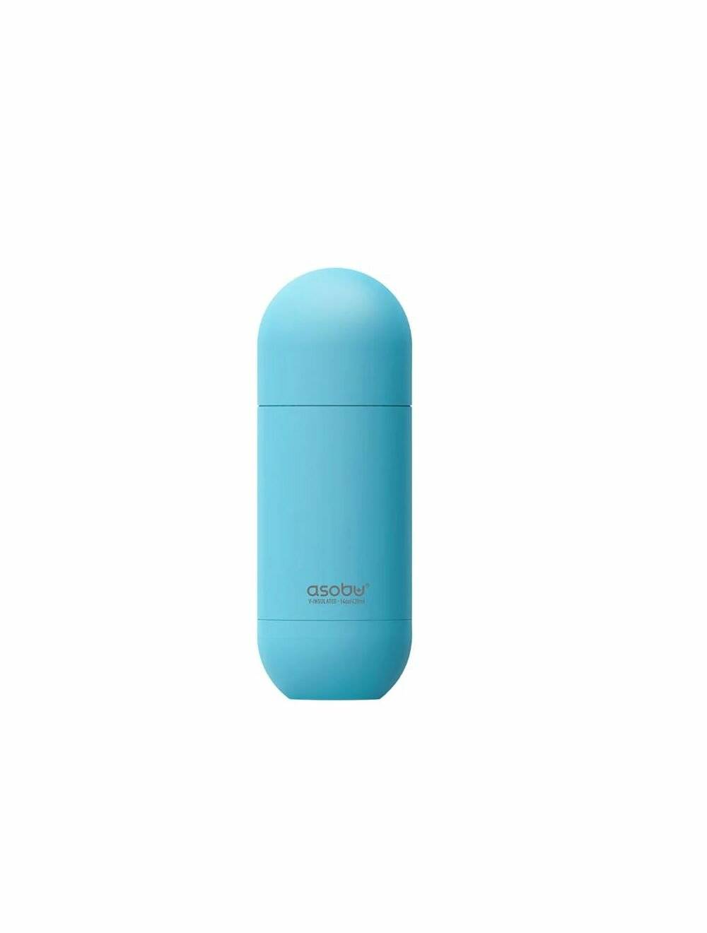 Asobu Orb Trinkflasche Isolierflasche Blau 400ml