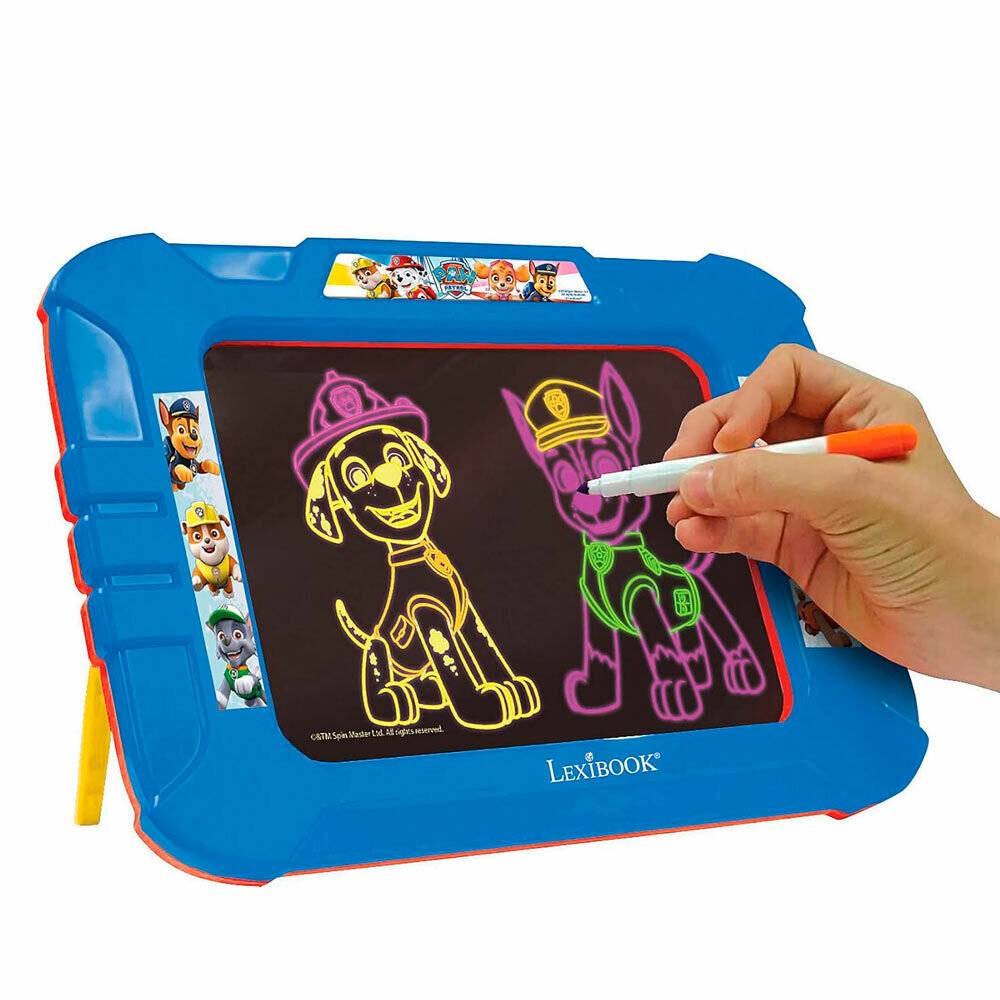 Lexibook - Paw Patrol Neon-Leucht-Zeichentafel (CRNEOPA)