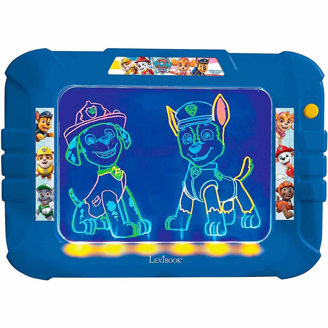 Lexibook - Paw Patrol Neon-Leucht-Zeichentafel (CRNEOPA)