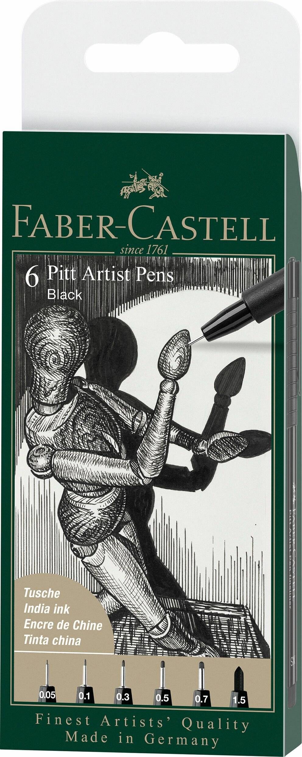 Faber-Castell FABER-CASTELL Tuschestift Pitt Artist Pen Farbe 199 6x
