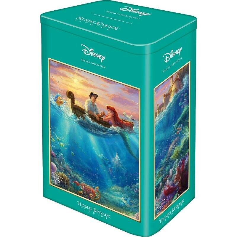Thomas Kinkade Studios: Disney - Arielle in der Nostalgie Metalldose (500 Teile)