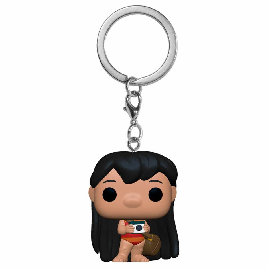 SCHLÜSSELANHÄNGER TASCHE POP DISNEY LILO UND STITCH LILO MIT KAMERA