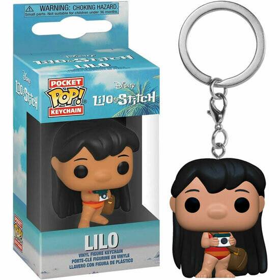 SCHLÜSSELANHÄNGER TASCHE POP DISNEY LILO UND STITCH LILO MIT KAMERA