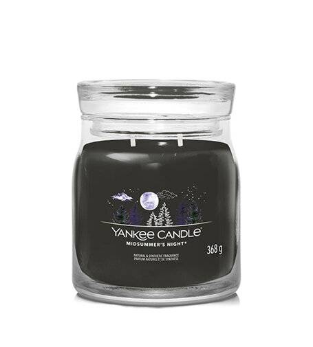 Aromatic candle Signature glass medium Midsummer´s Night 368 g