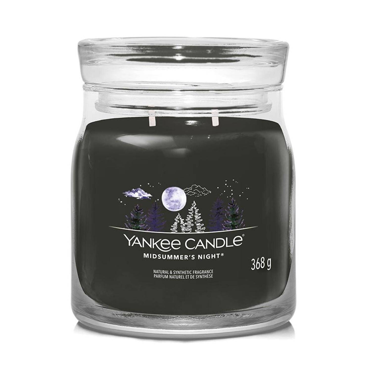 Aromatic candle Signature glass medium Midsummer´s Night 368 g