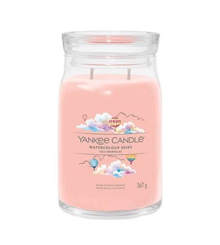 Aromatic candle Signature large glass Watercolor Skies 567 g