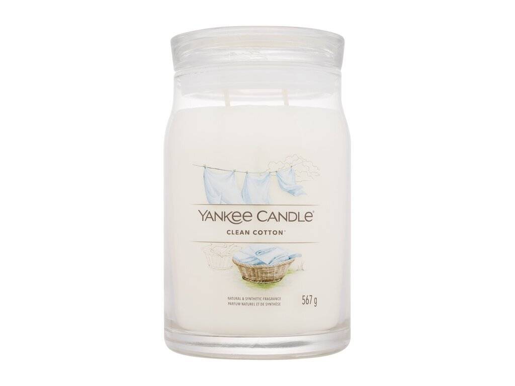 Yankee Candle Clean Cotton Signatur Kerze 567 g