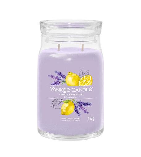 Yankee Candle Lemon Lavender Signatur Kerze 567 g