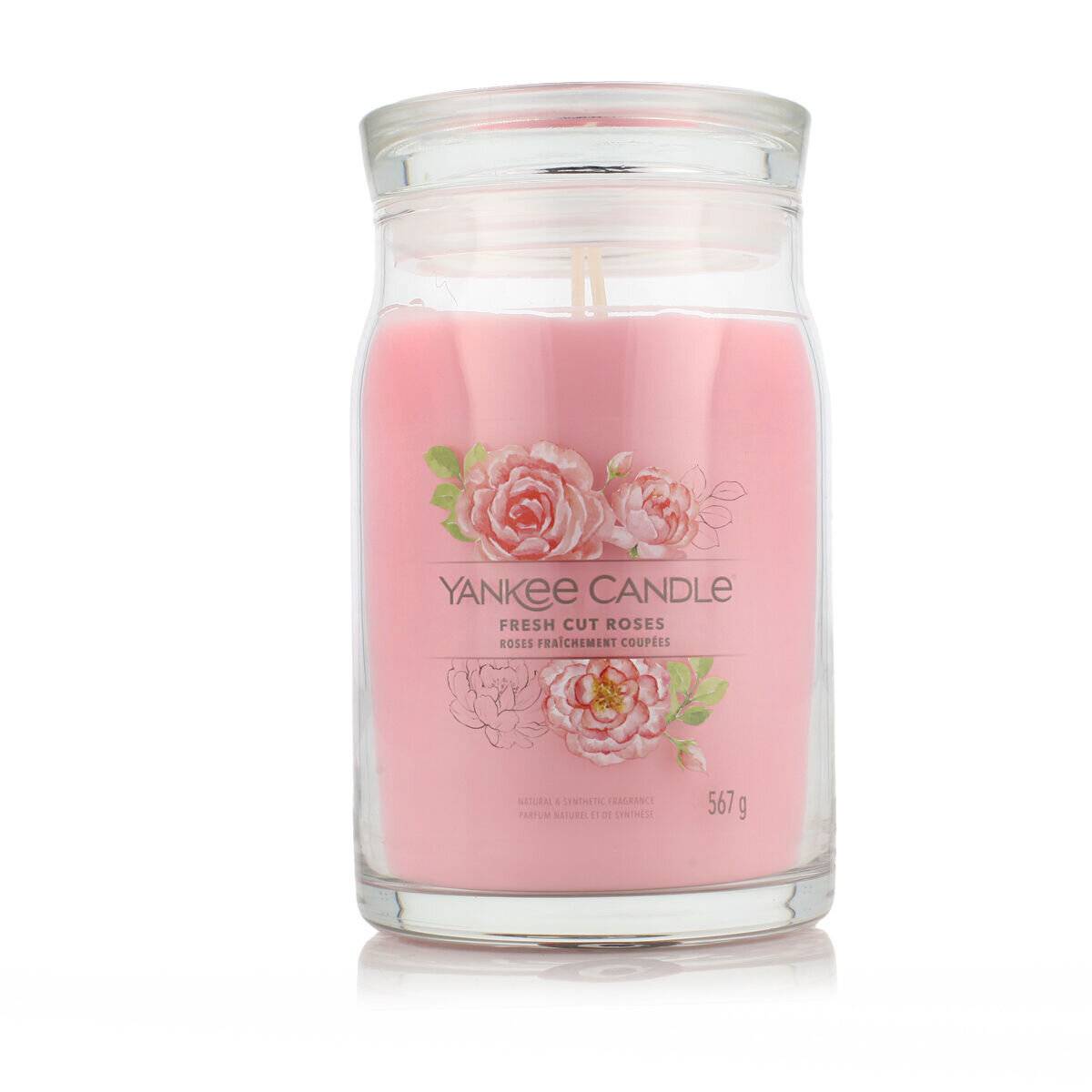 Yankee Candle Fresh Cut Roses Signaturkerze 567 g