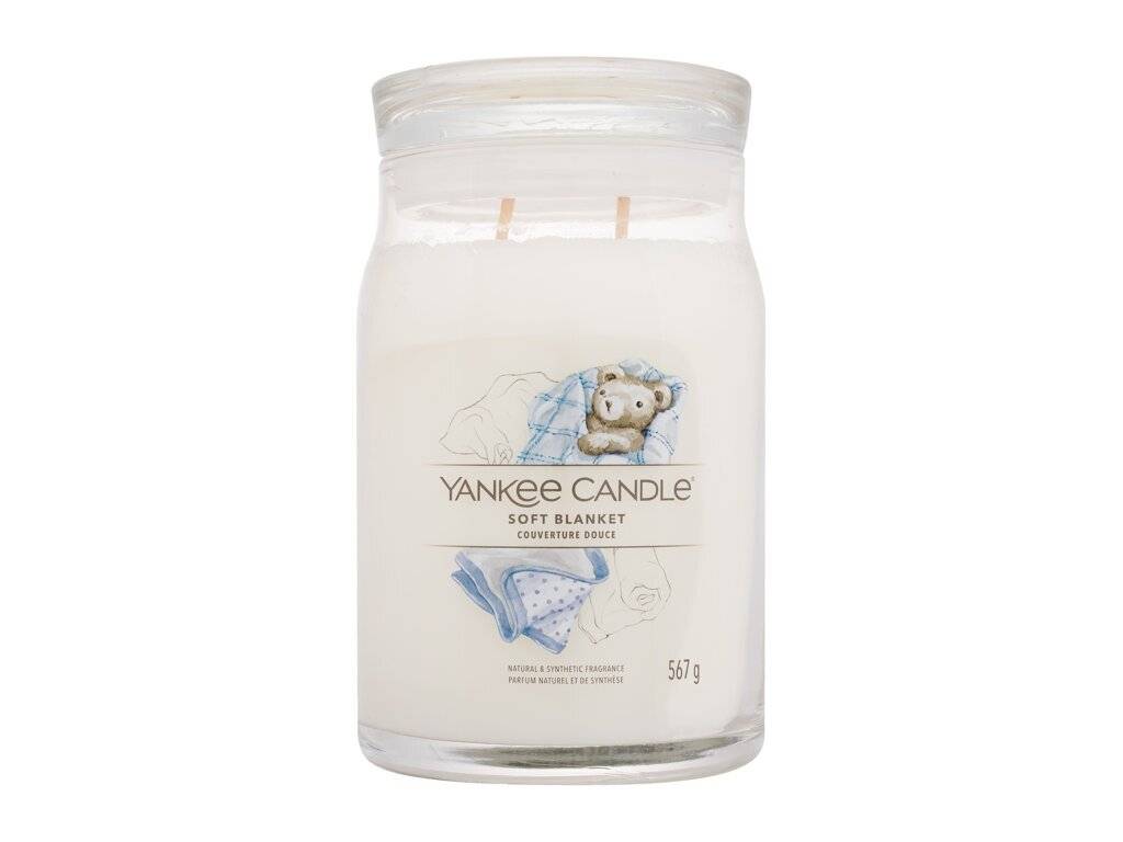 Aromatic candle Signature glass large Soft Blanket 567 g