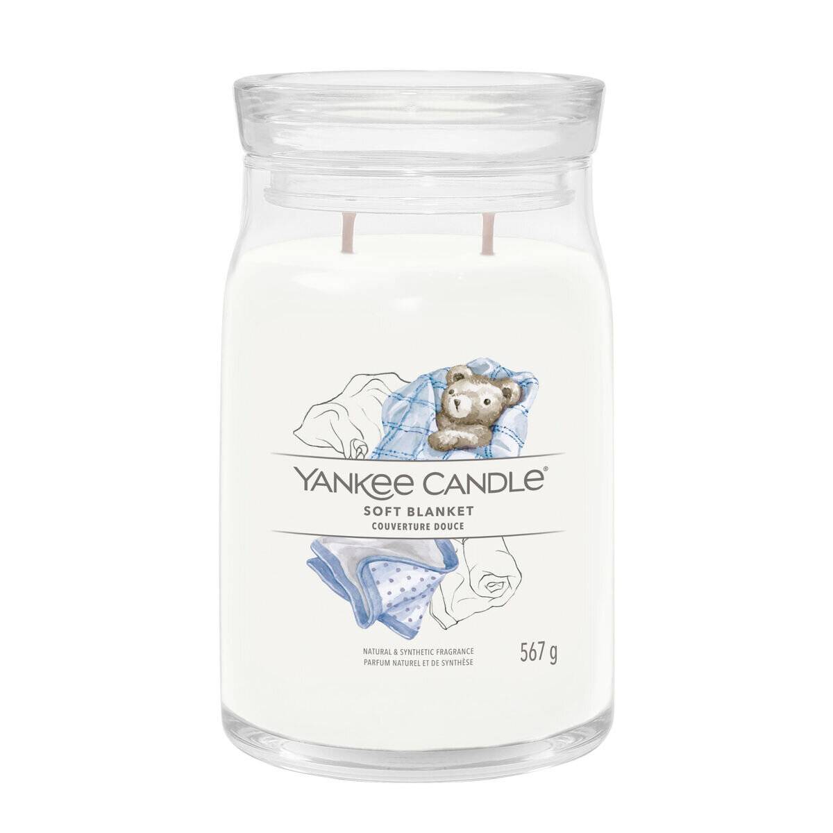 Aromatic candle Signature glass large Soft Blanket 567 g
