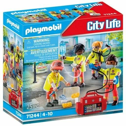 PLAYMOBIL 71244 City Life - Rettungsteam, Konstruktionsspielzeug