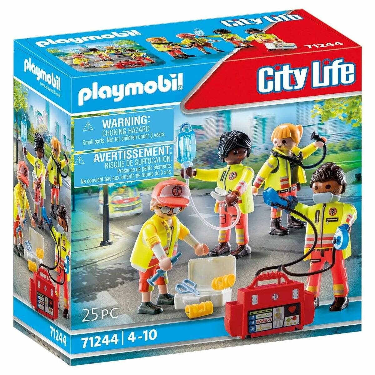 PLAYMOBIL 71244 City Life - Rettungsteam, Konstruktionsspielzeug