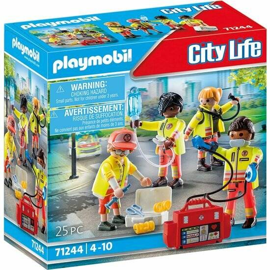 PLAYMOBIL 71244 City Life - Rettungsteam, Konstruktionsspielzeug