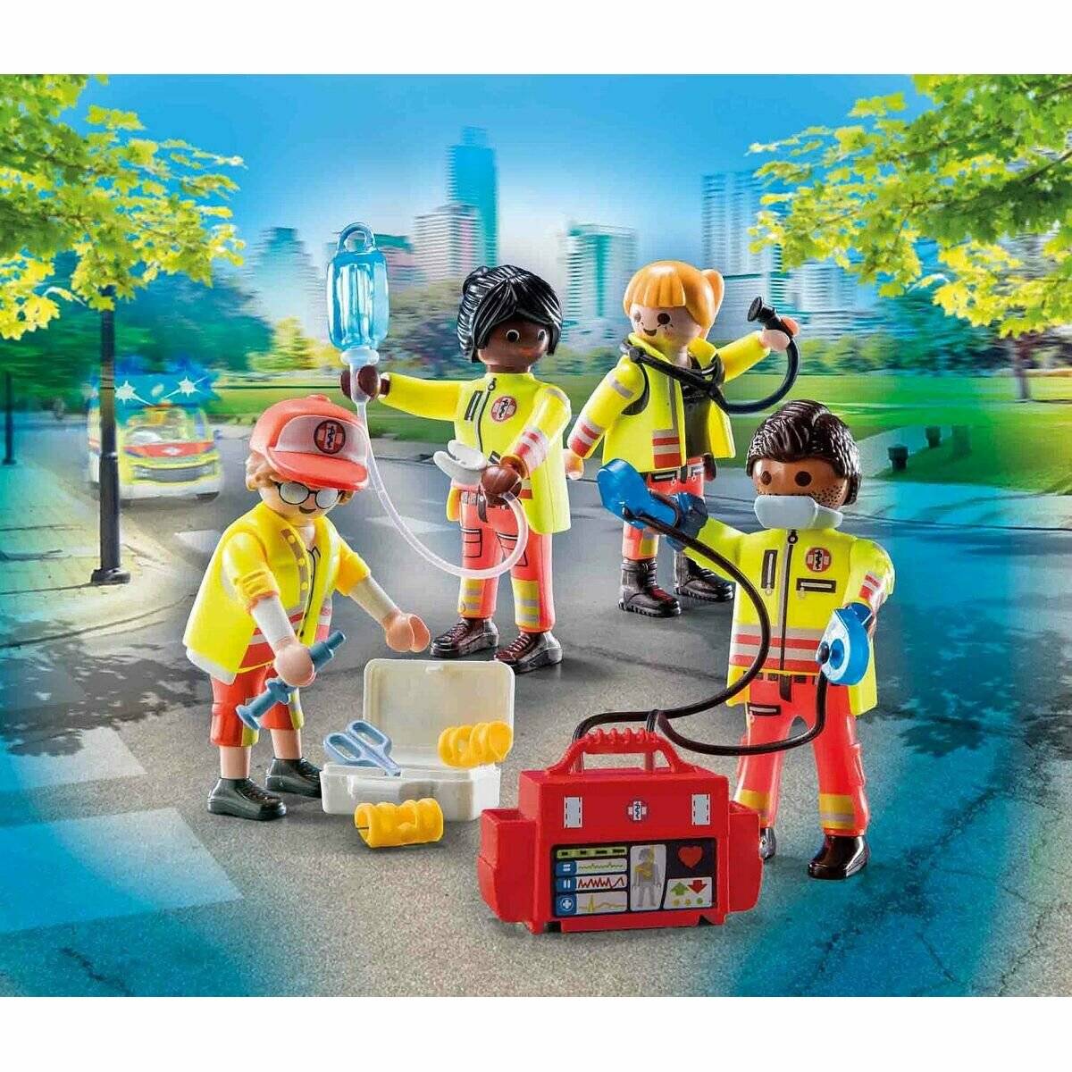 PLAYMOBIL 71244 City Life - Rettungsteam, Konstruktionsspielzeug