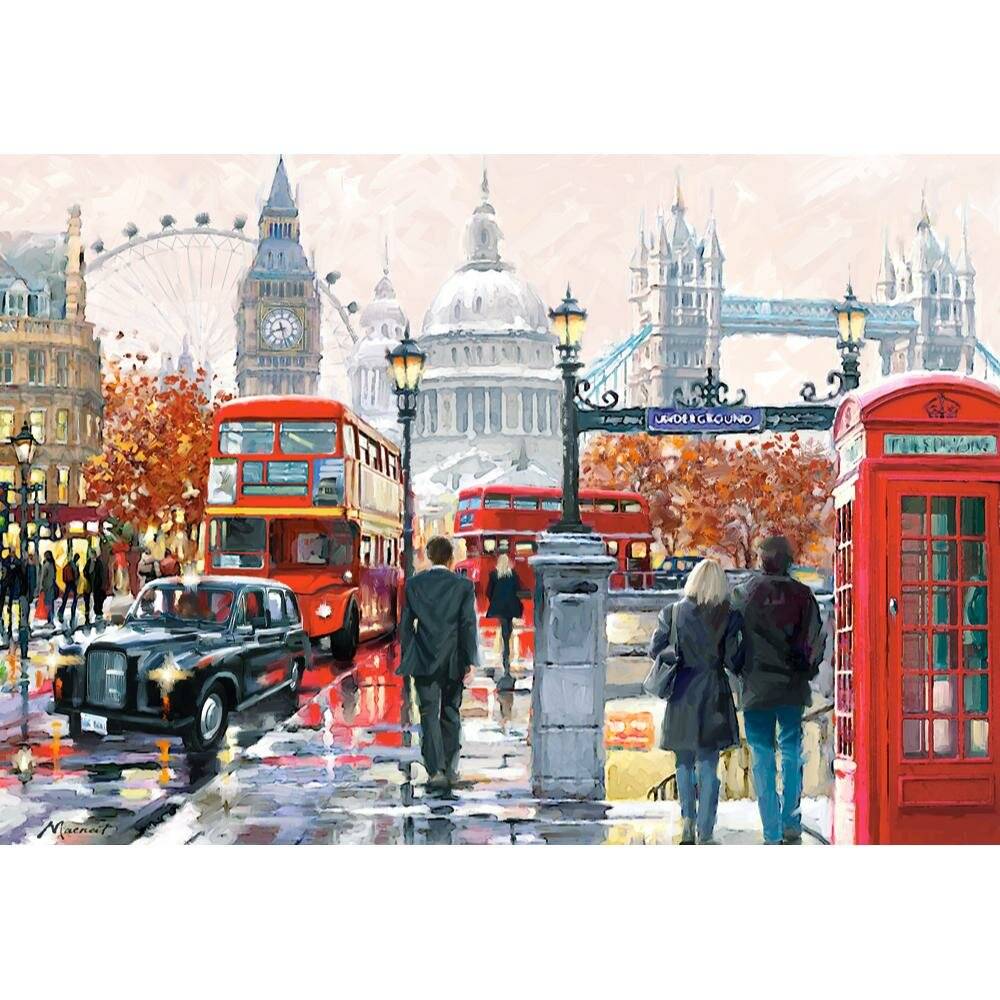 CASTORLAND Puzzle London (Collage) 1000 Teile