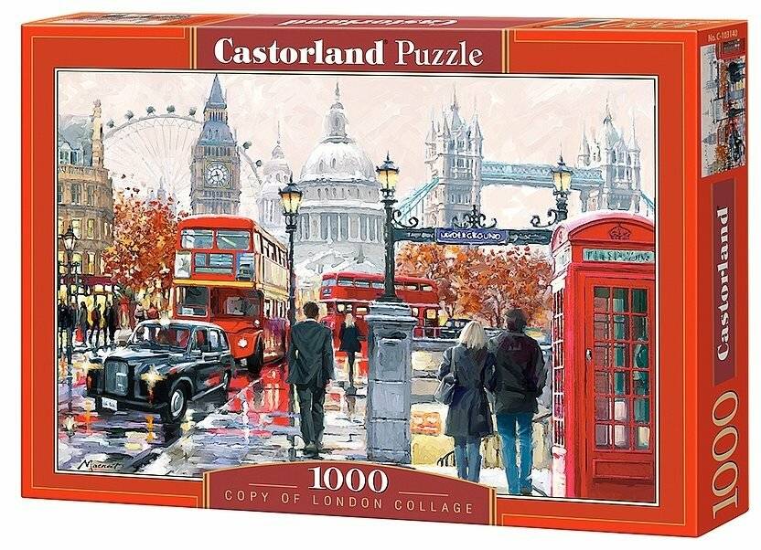 CASTORLAND Puzzle London (Collage) 1000 Teile