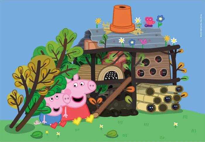 Clementoni Jigsaw Puzzle - Peppa Pig, 2x60 Teile.
