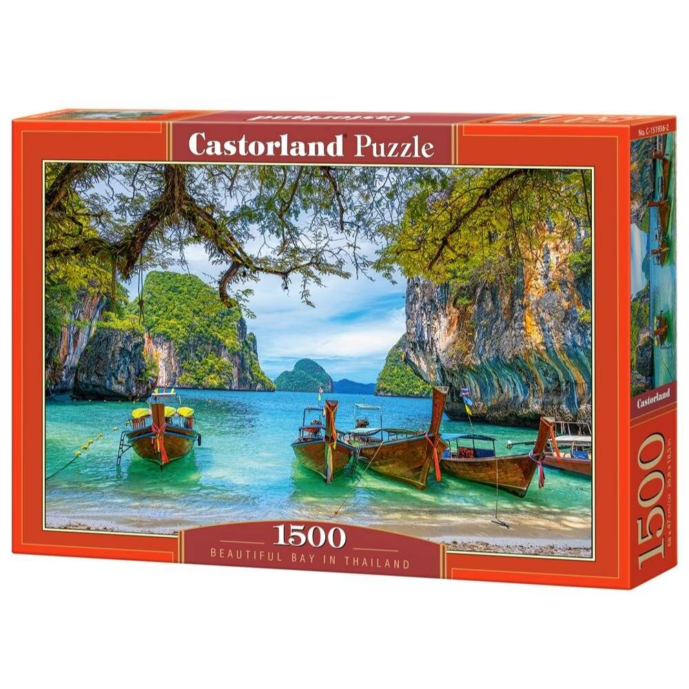 CASTORLAND Puzzle Schöne Bucht in Thailand 1500 Teile