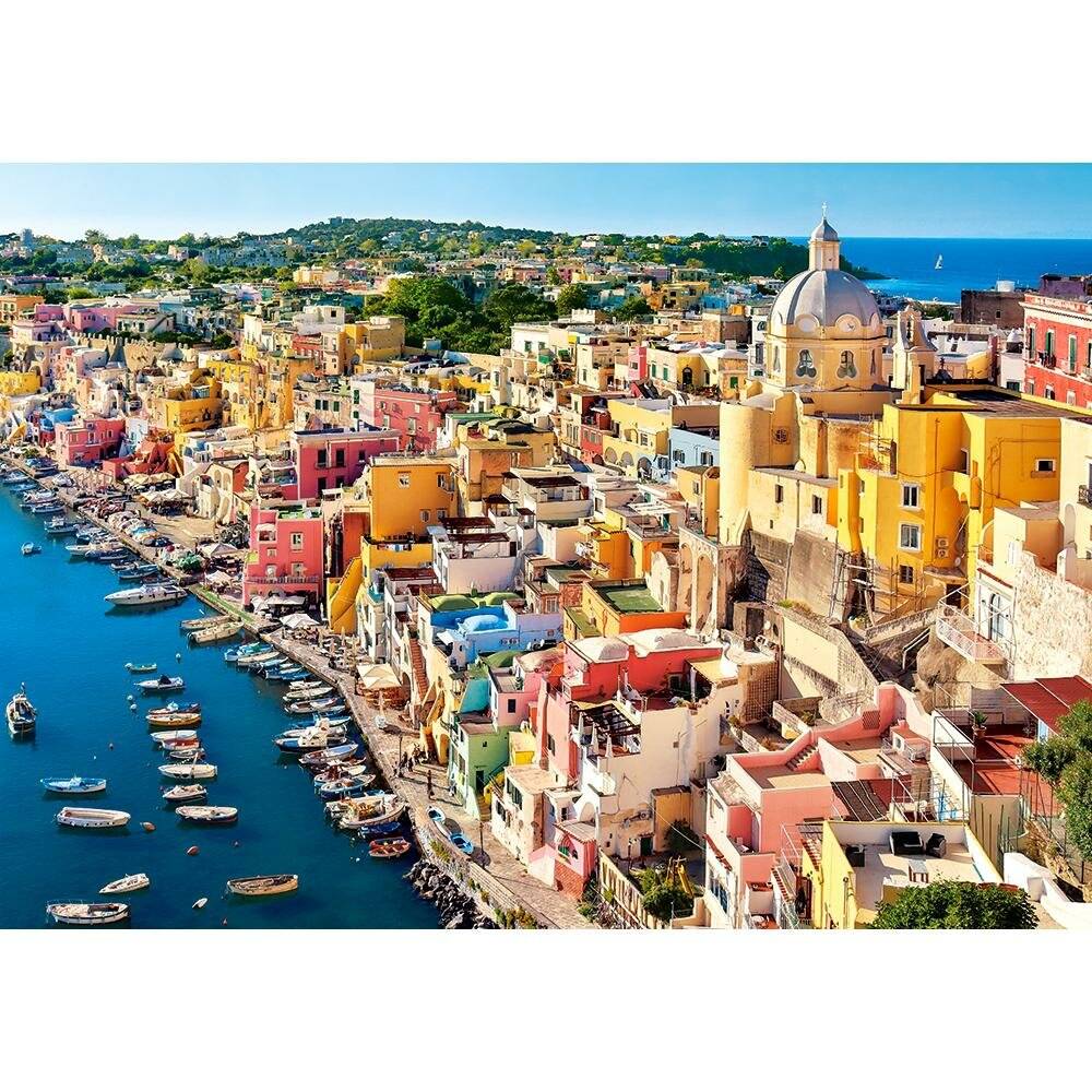 CASTORLAND Puzzle Hafen von Corricella, Italien 500 Teile