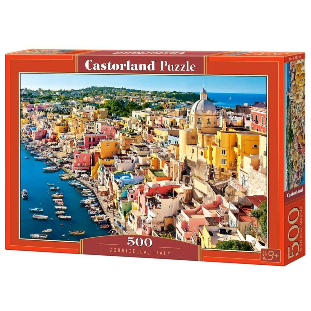 CASTORLAND Puzzle Hafen von Corricella, Italien 500 Teile