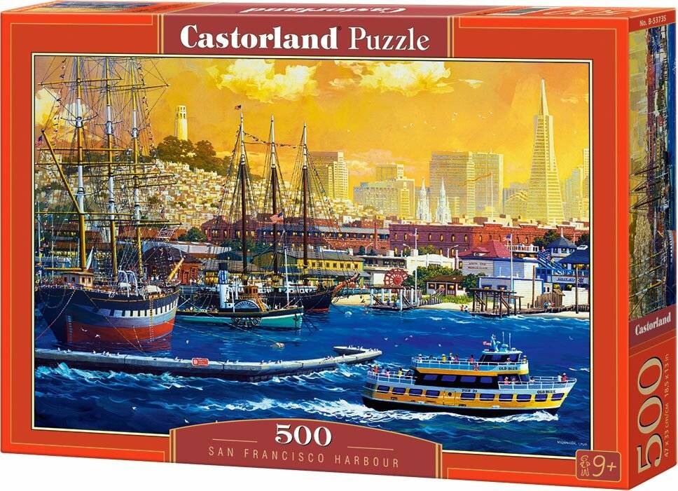 CASTORLAND Puzzle Hafen von San Francisco 500 Teile