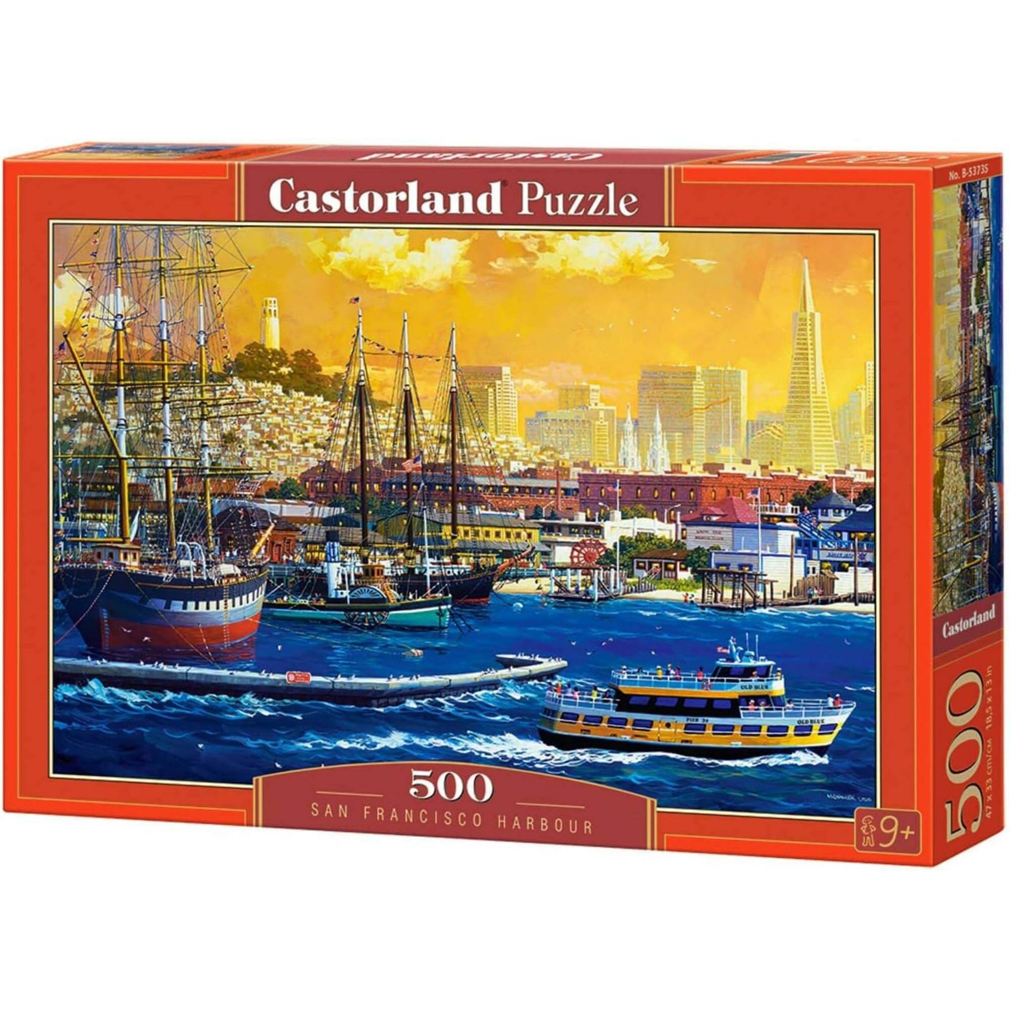 CASTORLAND Puzzle Hafen von San Francisco 500 Teile