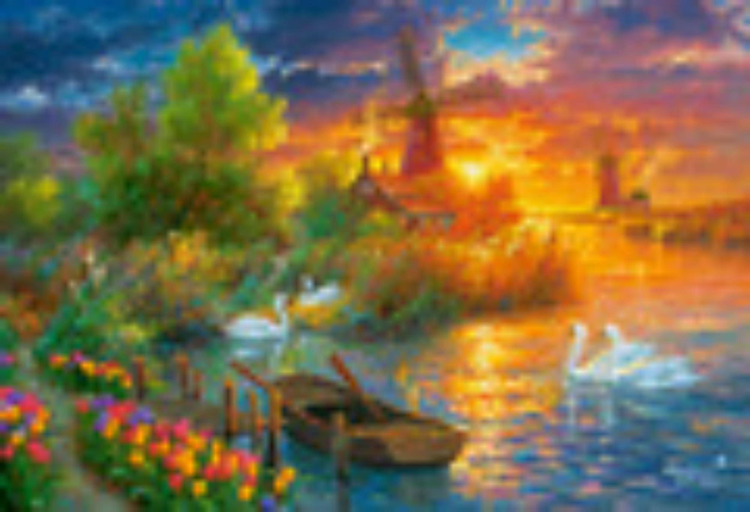CASTORLAND Puzzle Holländische Idylle 1000 Teile