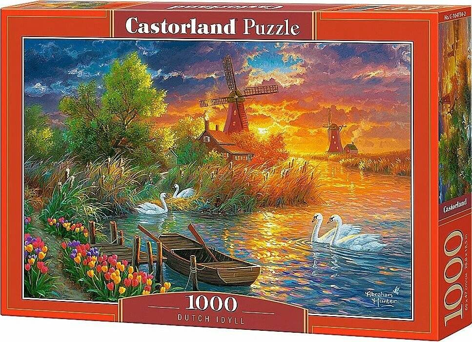 CASTORLAND Puzzle Holländische Idylle 1000 Teile