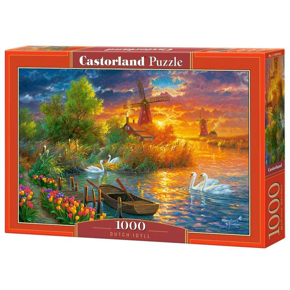 CASTORLAND Puzzle Holländische Idylle 1000 Teile