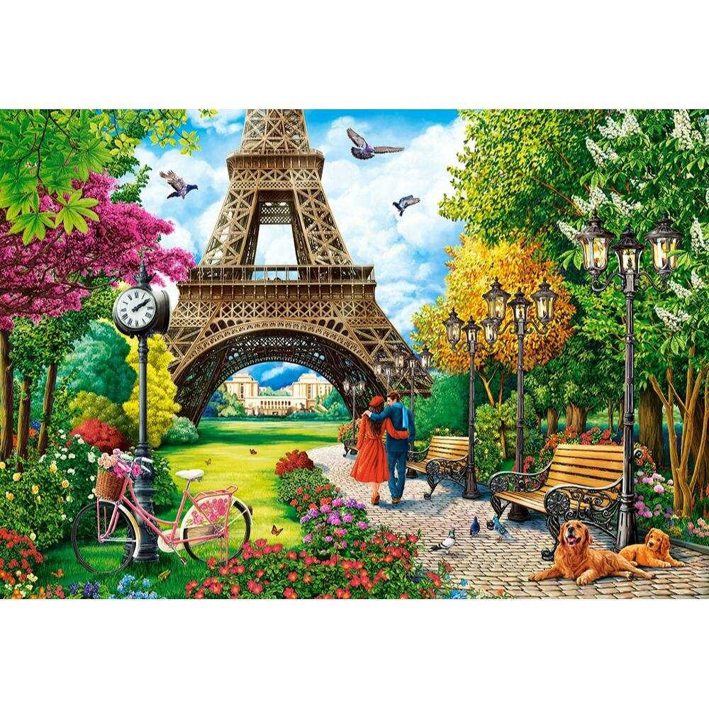 CASTORLAND Puzzle Frühling in Paris 1000 Teile