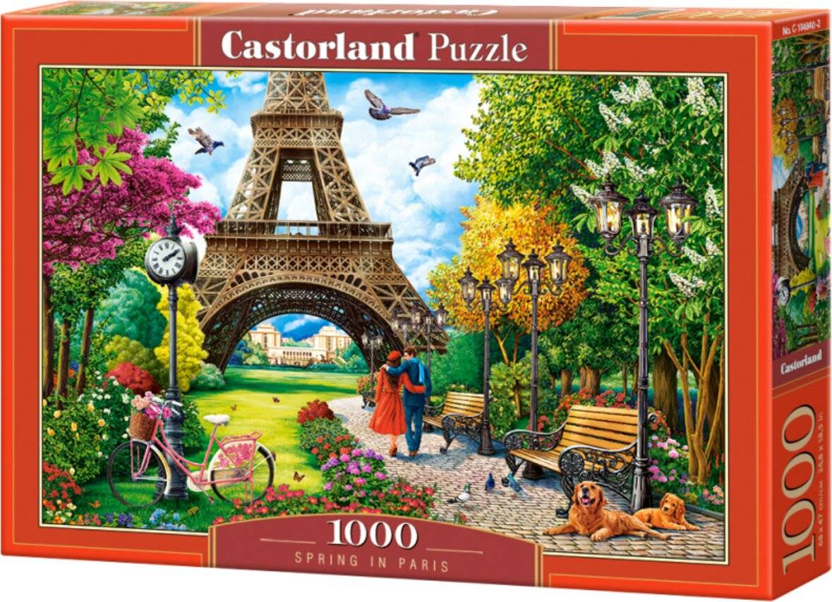 CASTORLAND Puzzle Frühling in Paris 1000 Teile