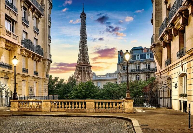 CASTORLAND Puzzle Spaziergang durch Paris bei Sonnenuntergang 1000 Teile