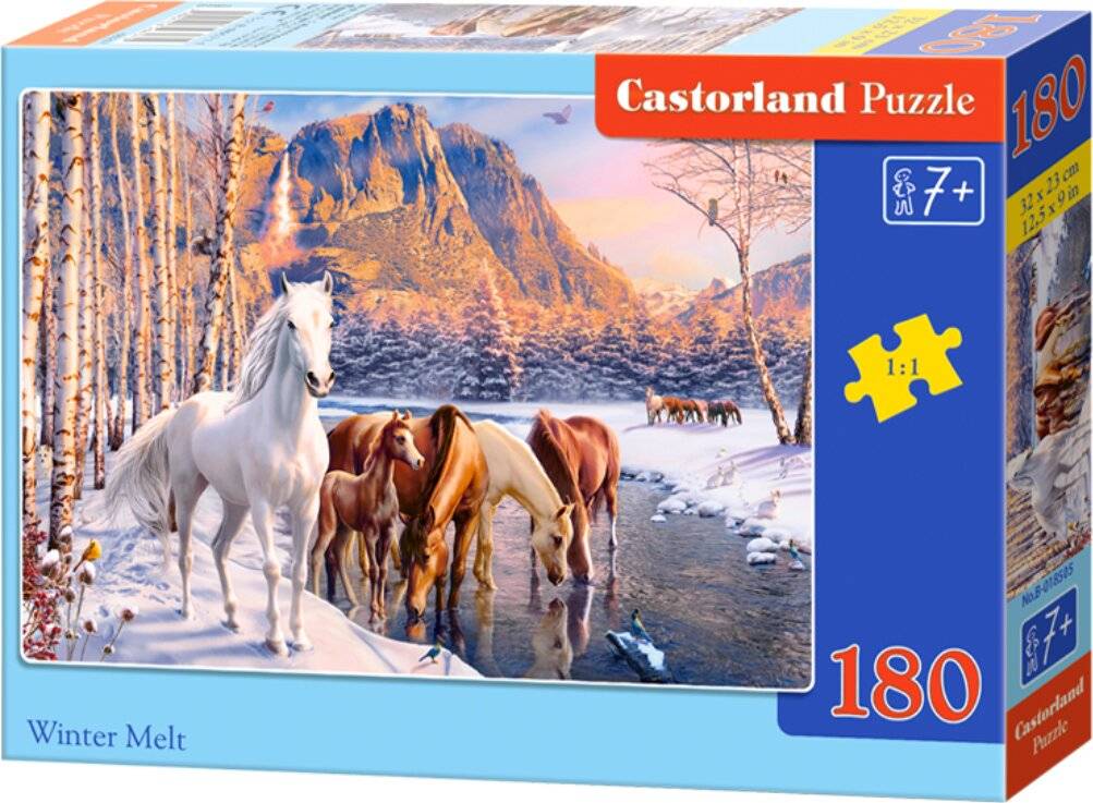 CASTORLAND Winter Tauwetter Puzzle 180 Teile