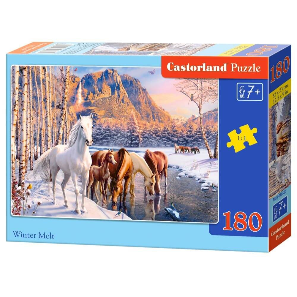 CASTORLAND Winter Tauwetter Puzzle 180 Teile