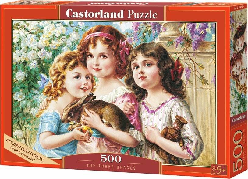 CASTORLAND Puzzle Drei Grazien 500 Teile