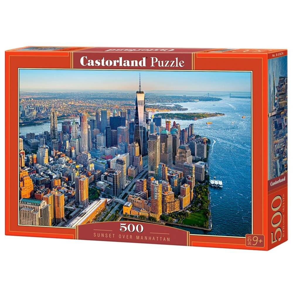 CASTORLAND Puzzle Sonnenuntergang über Manhattan 500 Teile
