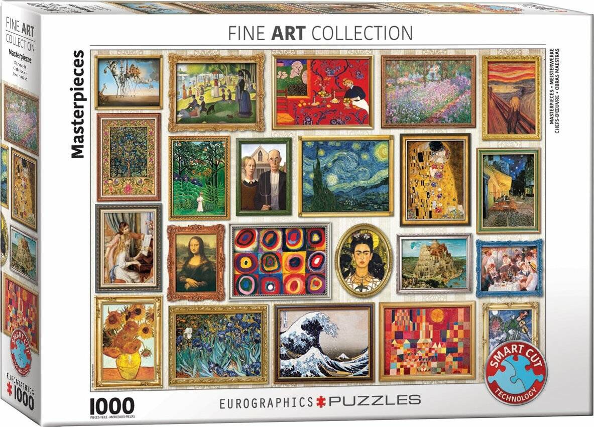 EUROGRAPHICS Puzzle Collage: schöne Kunst 1000 Teile