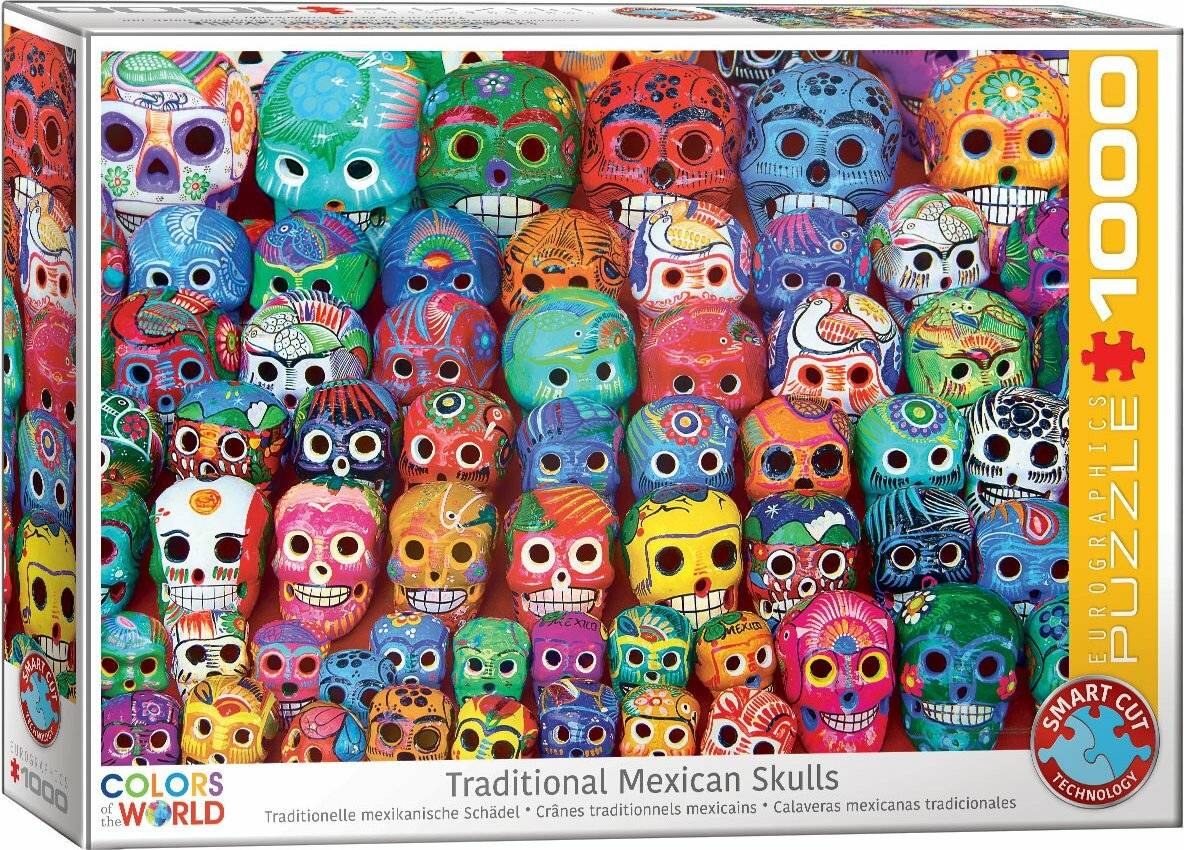 EUROGRAPHICS Traditionelles mexikanisches Totenkopfpuzzle 1000 Teile