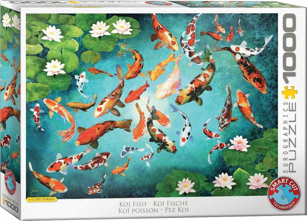 EUROGRAPHICS Koi Karpfen Puzzle 1000 Teile